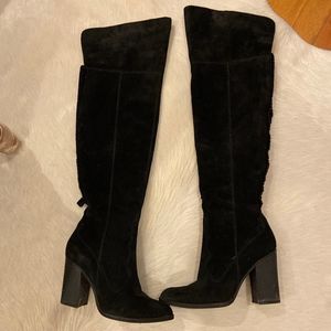 Dolce Vita Cliff Western Over the Knee Suede Boots